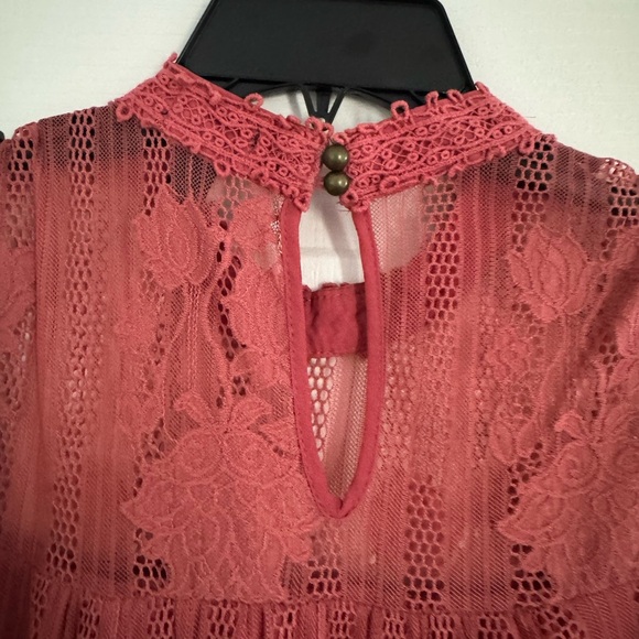 Worthington Sleeveless Embellished Blouse Mandarin Collar. Ptp 18” length 26” - Picture 6 of 6